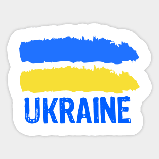 Ukraine Flag Sticker